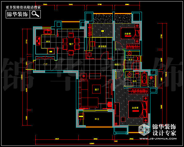 保利香檳國(guó)際F戶型120平米 戶型