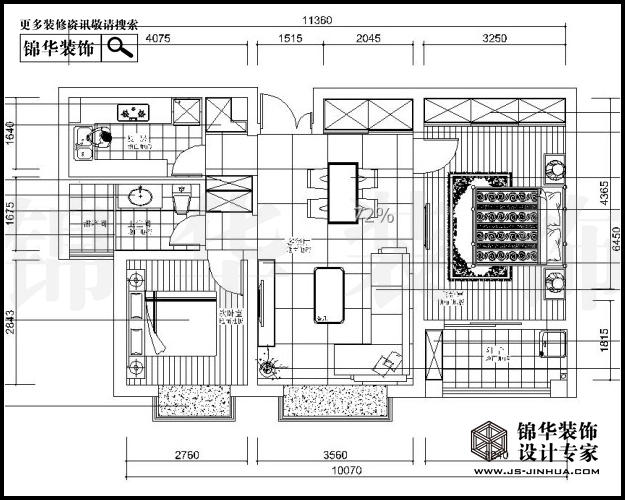 五礦御江金城B2/C2戶型90平米 戶型